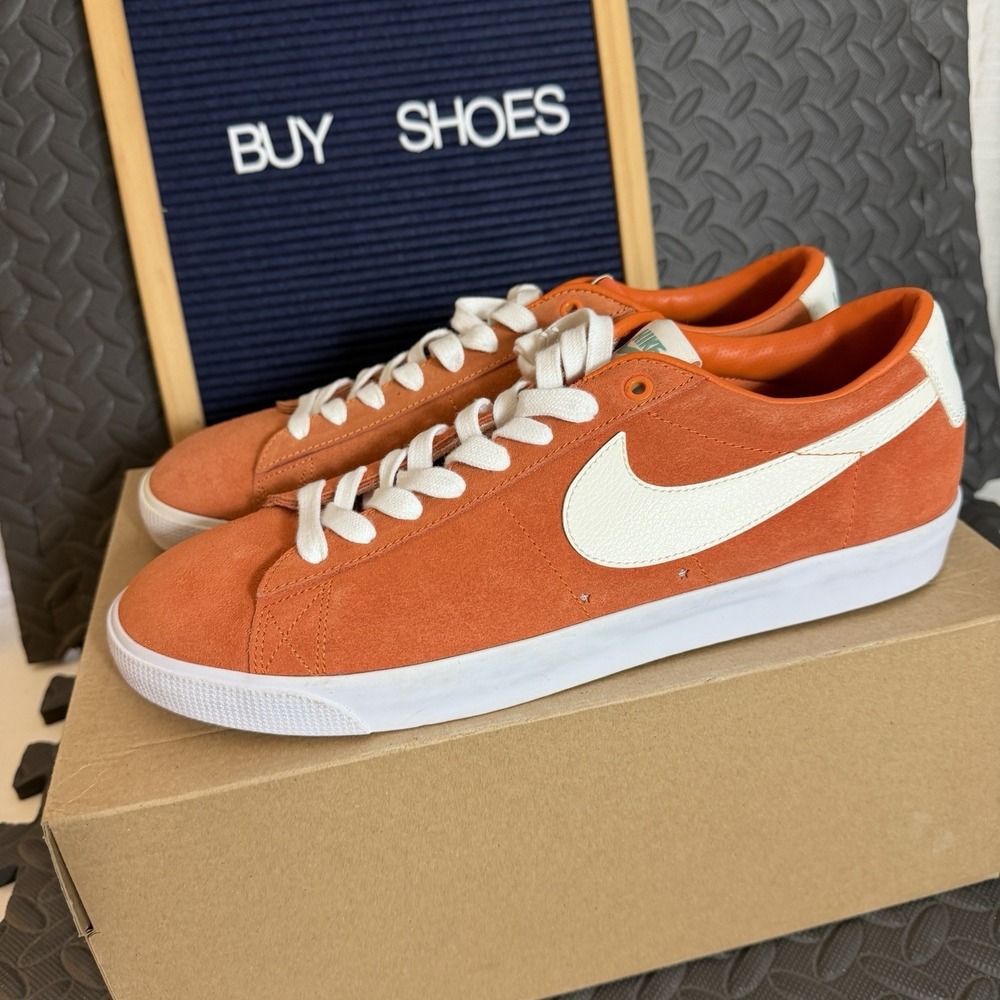 Nike SB Zoom Blazer Low GT Size 11.5 Grant Taylor Starfish Orange Sneakers Shoes